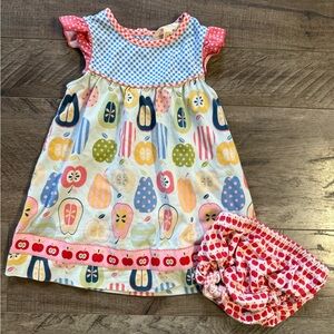 Matilda Jane Preschool Pretty Dress & Bloomers 12–18M Adventure Begins